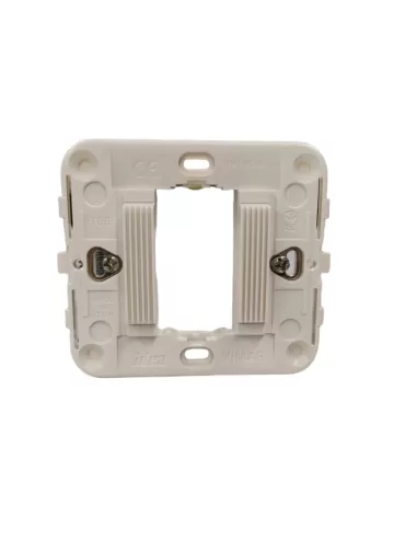 Vimar 17081.B Idea Narrow Module Support Striped 1M White Claws compatible only with 2 module supports